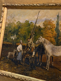 Картина "У колодца", 1917 год, Пиотровский А.