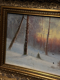 Картина «Зимний пейзаж», Брюквин В.