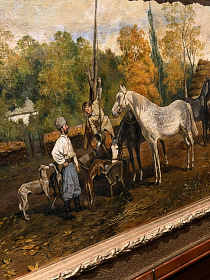 Картина "У колодца", 1917 год, Пиотровский А.