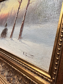 Картина «Зимний пейзаж», Брюквин В.