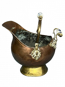 Большой зольник из меди, бронзы, керамики